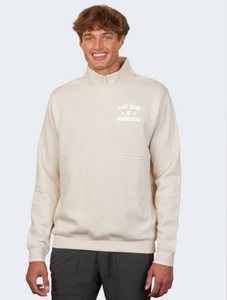 Unisex Adult Half Zip Cream – lakewaterclothing.com