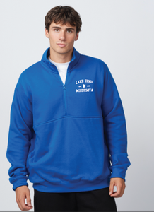 Unisex Adult Half Zip Royal – lakewaterclothing.com