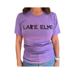 Lake Elmo Tshirt Viking Purple with Black